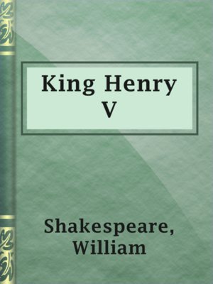 King Henry V - ebook